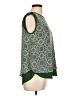 Dept222 100% Polyester Green Sleeveless Blouse Size L - photo 4