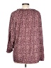 Max Studio Purple 3/4 Sleeve Blouse Size L - photo 2