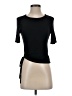 J.ING Black Short Sleeve Turtleneck Size S - photo 1