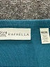 Rafaella 100% Cotton Teal 3/4 Sleeve Top Size M (petite) - photo 7