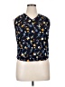 Papermoon Blue Sleeveless Blouse Size L - photo 1