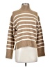 Uniqlo Stripes Tan Turtleneck Sweater Size XXS - photo 1