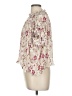Versona 100% Polyester Ivory Short Sleeve Blouse Size M - photo 5