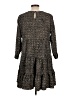 Zara Animal Print Brown Casual Dress Size L - photo 2
