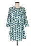 Fig and Flower 100% Polyester Blue 3/4 Sleeve Blouse Size L (estimated) - photo 1