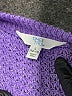 Time and Tru 100% Polyester Solid Purple Pullover Sweater Size 12 - 14 - photo 7