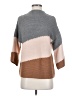 Rain + Rose Color Block Gray Poncho Size S - photo 1
