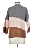 Rain + Rose Color Block Gray Poncho Size S - photo 2