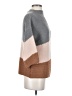 Rain + Rose Color Block Gray Poncho Size S - photo 4