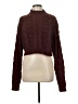 Shein 100% Polyester Burgundy Turtleneck Sweater Size 8 - 10 - photo 1