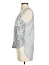 Calvin Klein 100% Viscose Silver Sleeveless Top Size S - photo 5