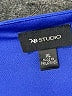 AB Studio 100% Polyester Solid Blue Casual Dress Size XL - photo 7