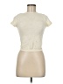 Pink Republic Ivory Short Sleeve Top Size M - photo 1