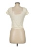 Pink Republic Ivory Short Sleeve Top Size M - photo 2