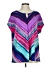 BonWorth Purple Short Sleeve Blouse Size L (petite) - photo 1