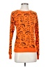 Modern Lux Animal Print Orange Pullover Sweater Size S - photo 1