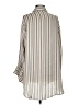 Zara Stripes Ivory Long Sleeve Blouse Size XS - photo 2