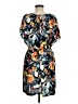 Oleg Cassini 100% Polyester Print Black Casual Dress Size M - photo 2