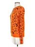 Modern Lux Animal Print Orange Pullover Sweater Size S - photo 5