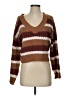 Pink Republic Stripes Brown Pullover Sweater Size S - photo 1