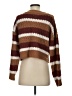 Pink Republic Stripes Brown Pullover Sweater Size S - photo 2
