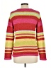 Coldwater Creek Stripes Pink Pullover Sweater Size L - photo 2