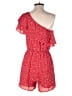 Everly 100% Polyester Hearts Red Romper Size XS - photo 2