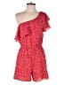 Everly 100% Polyester Hearts Red Romper Size XS - photo 1