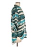 Takara 100% Polyester Tie-dye Teal 3/4 Sleeve Blouse Size M - photo 4