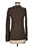 Ann Taylor Houndstooth Brown Turtleneck Sweater Size XXS - photo 1
