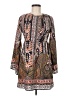 Sage Paisley Brown Casual Dress Size M - photo 1