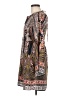 Sage Paisley Brown Casual Dress Size M - photo 5