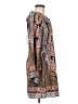 Sage Paisley Brown Casual Dress Size M - photo 4