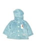 Pumpkin Patch 100% Cotton Blue Raincoat Size 3-6 mo - photo 1