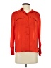 J.Crew 100% Silk Orange Long Sleeve Silk Top Size 4 (petite) - photo 1