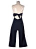 L'Atiste by Amy 100% Polyester Solid Blue Jumpsuit Size S - photo 2