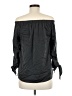 Le Lis 100% Polyester Black 3/4 Sleeve Blouse Size M - photo 2