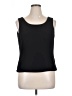 Jones Studio 100% Polyester Black Sleeveless Top Size 14 - photo 1