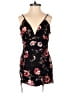 Gab & Kate 100% Polyester Floral Black Romper Size S - photo 1