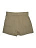 Yessica 100% Viscose Solid Tan Shorts Size 6 - photo 2