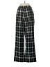 Shein 100% Polyester Plaid Gray Casual Pants Size 4 - photo 2