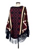 Maurices 100% Acrylic Burgundy Poncho Size Sm - Med - photo 2