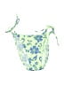 Assorted Brands Floral Blue Swimsuit Top Size M - photo 1
