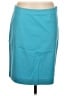 J.Jill Solid Teal Casual Skirt Size 8 - photo 1