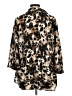 Investments 100% Polyester Animal Print Brown 3/4 Sleeve Blouse Size M - photo 2