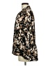 Investments 100% Polyester Animal Print Brown 3/4 Sleeve Blouse Size M - photo 5
