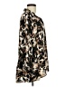 Investments 100% Polyester Animal Print Brown 3/4 Sleeve Blouse Size M - photo 4