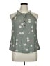 Cherokee 100% Rayon Green Sleeveless Blouse Size XL - photo 1