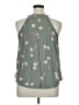 Cherokee 100% Rayon Green Sleeveless Blouse Size XL - photo 2