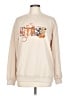 Unbranded 100% Polyester Graphic Ivory Tan Sweatshirt Size L - photo 1